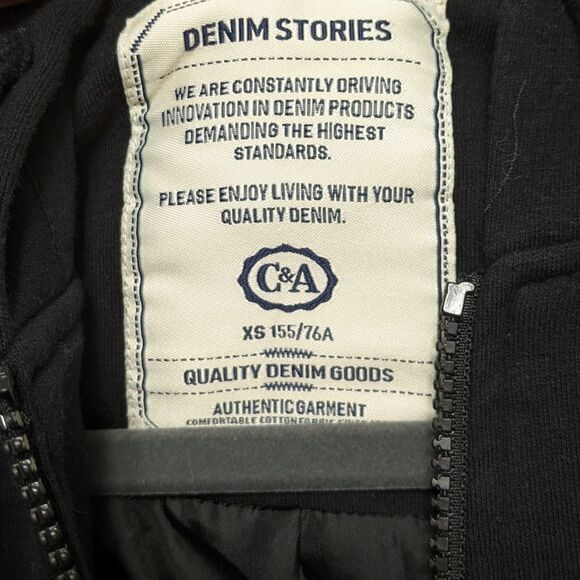 C&A Sweatshirt Hoodie Zip Dress Jacket - Picture 6 of 10